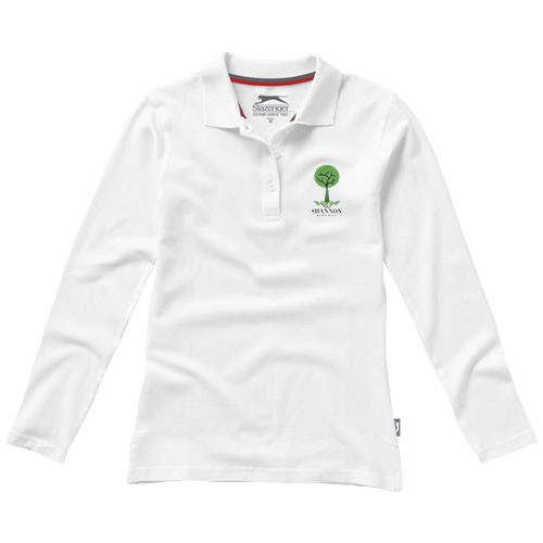 Polo féminin à manches longues : parfait pour toutes les saisons.