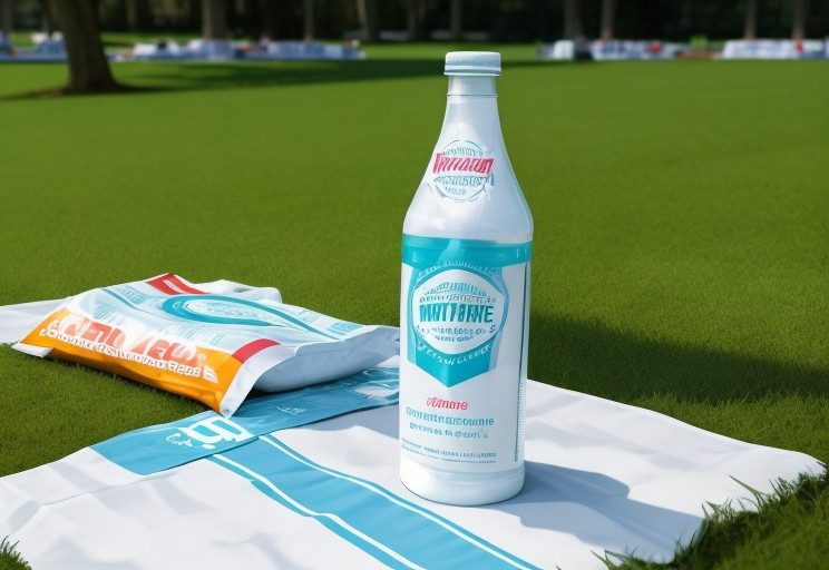 Donnez vie à vos pique-niques avec notre nappe personnalisée unique avec logo